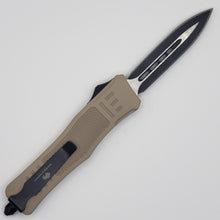 Load image into Gallery viewer, Medium Buffalo OTF knife, 8.2 inches open