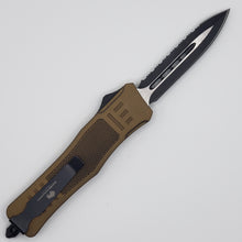 Load image into Gallery viewer, Medium Buffalo OTF knife, 8.2 inches open