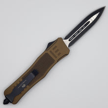 Load image into Gallery viewer, Medium Buffalo OTF knife, 8.2 inches open