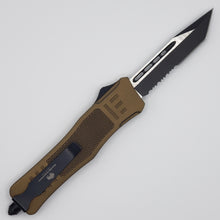 Load image into Gallery viewer, Medium Buffalo OTF knife, 8.2 inches open