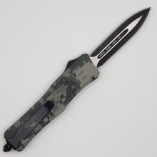 Load image into Gallery viewer, Medium Buffalo OTF knife MILITARY COLORS, 8.2 inches open