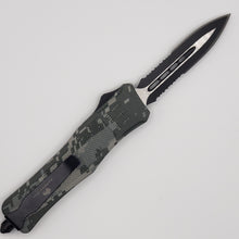 Load image into Gallery viewer, Medium Buffalo OTF knife MILITARY COLORS, 8.2 inches open