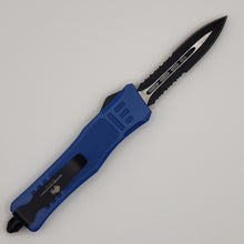 Load image into Gallery viewer, Large Buffalo Cerakote OTF knife, 9.5 inches open