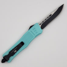 Load image into Gallery viewer, Medium Buffalo OTF knife, 8.2 inches open