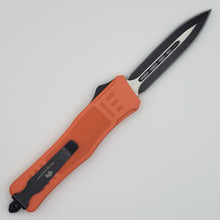 Load image into Gallery viewer, Medium Buffalo OTF knife, 8.2 inches open