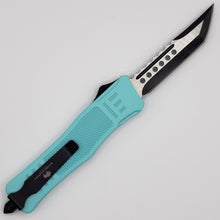 Load image into Gallery viewer, Large Buffalo Devil Dog OTF knife, 9.5 inches open