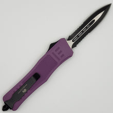 Load image into Gallery viewer, Medium Buffalo OTF knife, 8.2 inches open