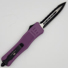 Load image into Gallery viewer, Medium Buffalo OTF knife, 8.2 inches open