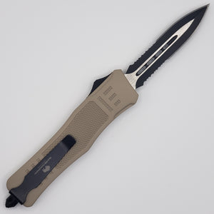 Mini Buffalo OTF knife MILITARY COLORS, 7.0 inches open